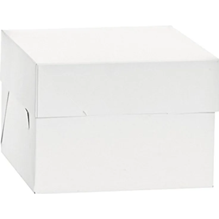 Scatola porta torta a piani alta - cm 50,5x50,5x50h