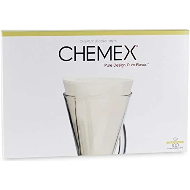 Chemex FP-2 Papierfilter, Karton mit 100 Filtern - Für Chemex 3 Tassen – Bild 1