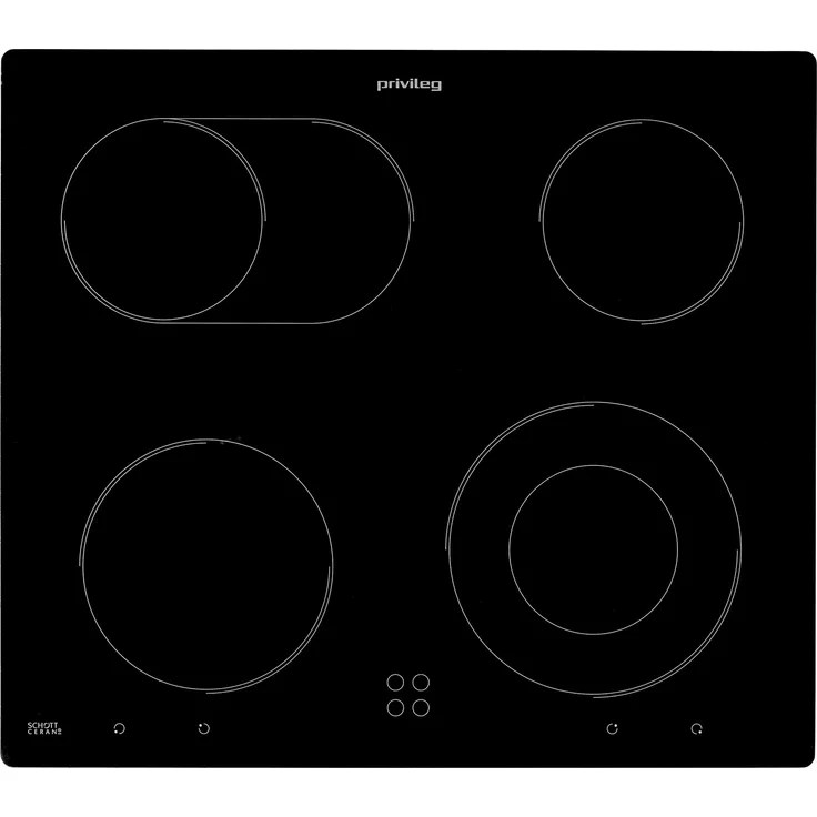 Privileg Set PV520 IN, Herd-Set, A, Volumen 65 l, 5 Funktionen, Hydrolyse, Glaskeramikkochfeld – Bild 5