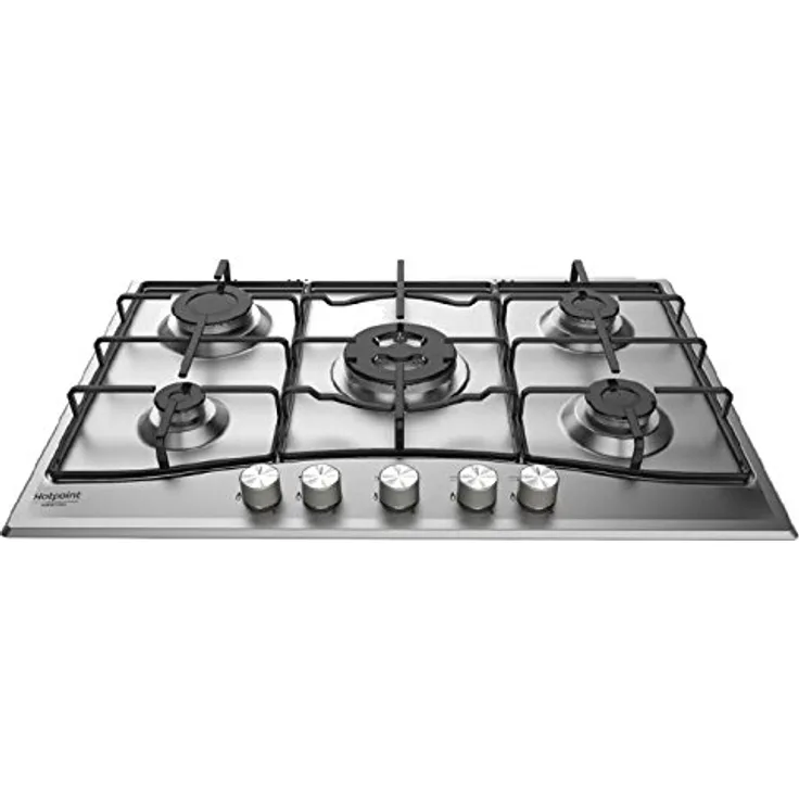 Hotpoint PCN 752 TIXHA 5 Gasbrenner, 1 Dreifachkrone, Edelstahl