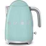 Smeg KLF03PGEU, Edelstahl-Wasserkocher, 2400W, 1,7L Volumen, mint