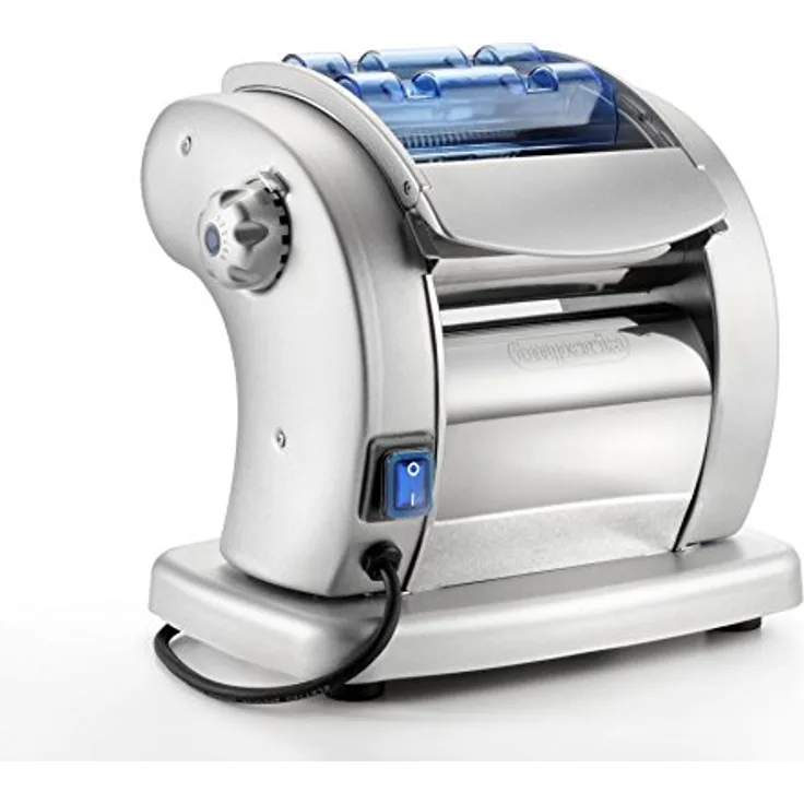 Imperia Pasta Presto elektrische Nudelmaschine, Well- und Knetwalze