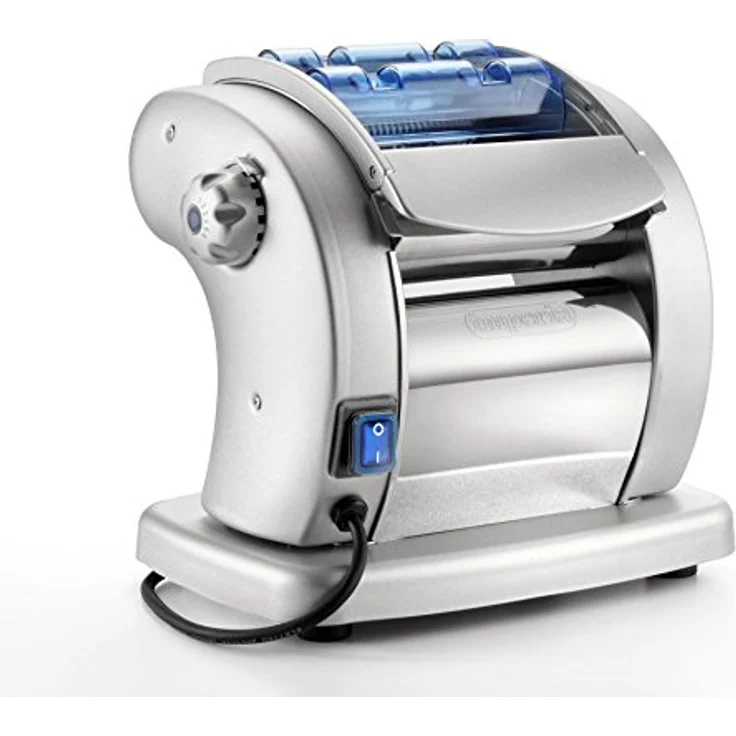 Imperia Pasta Presto elektrische Nudelmaschine, Well- und Knetwalze – Bild 1