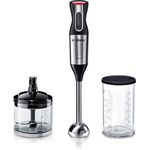 Bosch MS6CM6120 ErgoMixx Stabmixer-Set (starke Leistung, Edelstahl-Mixfuß, Mixbecher mit Deckel, 12 Geschwindigkeitsstufen, 1.000 Watt) schwarz