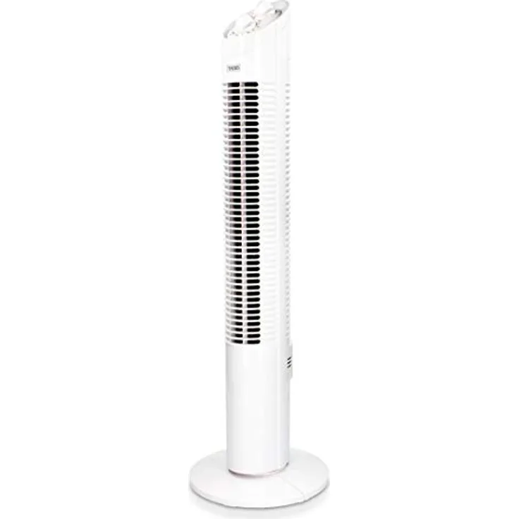 Trebs 99383 30 Watt, für Wohnzimmer, Schlafzimmer und Büro, Schwingkreis 70° Turmventilator, Weiß