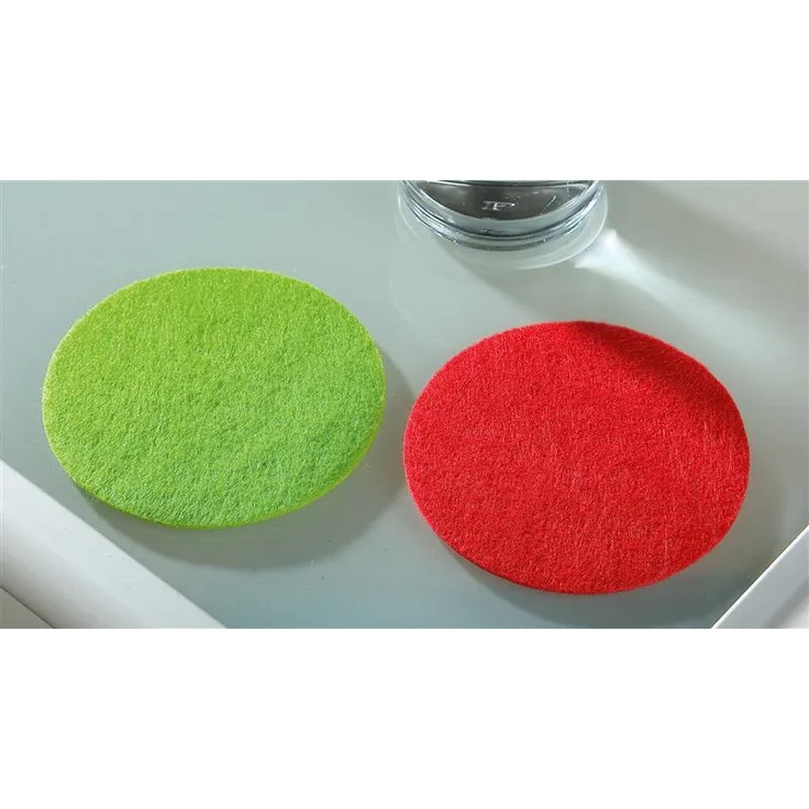 Gilde Filz Untersetzer rund 4er Set Ø 10 cm rot