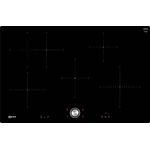 Neff T48PT00X0 Induktionskochfeld, Autark, flächenbündig (integriert), Breite 80 cm, magnetische Knebel, Twst pad, Anzahl der Kochzonen 4, Key Lock, Topferkennung, schwarz