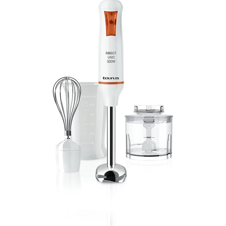 Taurus Robot 500 Plus Inox Stabmixer, W, Kunststoff, Weiß