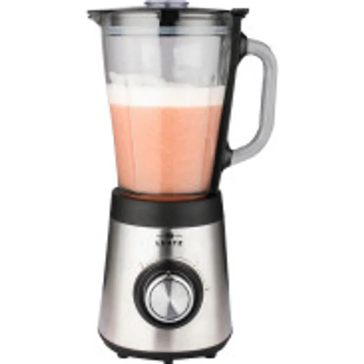 Lentz Standmixer, 1,5 Liter, 500W, 2 Geschwindigkeiten, Ice-Crush Funktion, Puls-Funktion, edelstahl