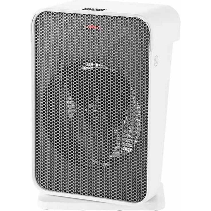 Unold 86450 Heizlüfter 2000 Watt, Schutzart IP21, PTC-Keramik, regelbarer Thermostat, Heizlüfter
