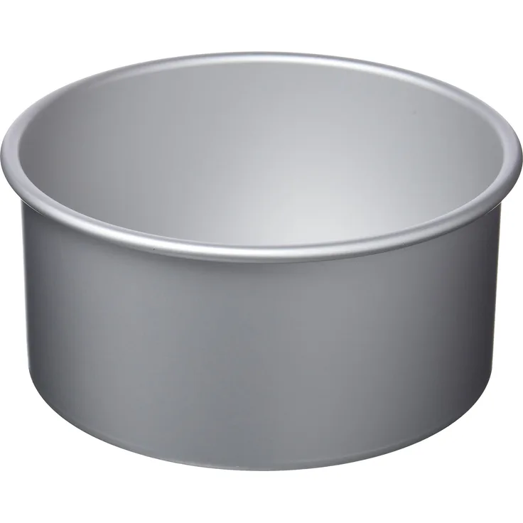 IBILI Kuchenform rund-extra hoch 20x10 cm, Aluminium, Silber, 20 x 10 cm