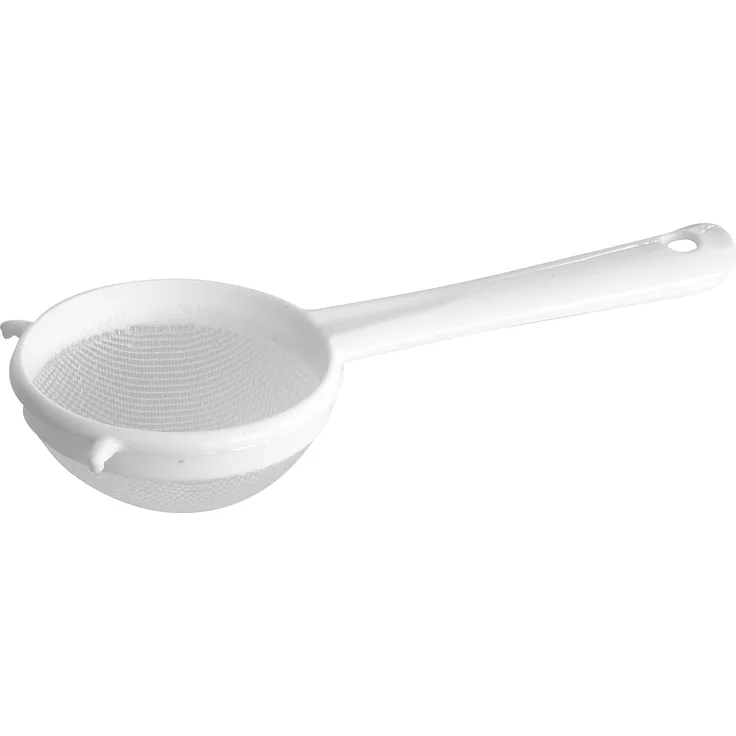 Fackelmann 49240 Sieb, Plastik, weiß, 3.50 x 15 x 6.00 cm