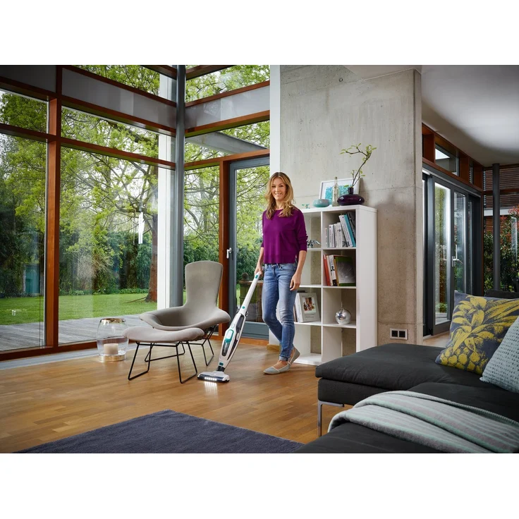 Leifheit Regulus PowerVac Akku Handstaubsauger 2in1, 40 min Akkubetrieb, Zyklon-Technologie, Akkuwechsel-Option, abklappbarer Griff – Bild 4
