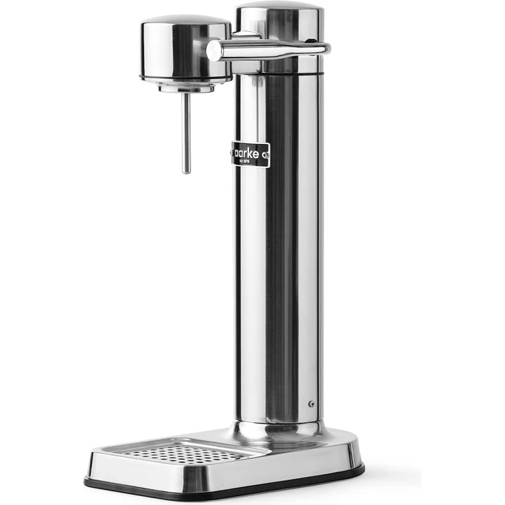 Aarke Carbonator III - Polished Steel Trinkwassersprudler mit einer PET-Flasche (1 Liter), ohne Zylinder, silber – Bild 4
