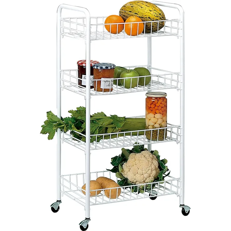 Rayen 1111.01 Servierwagen: 4 Etagen, 41 x 26 x 79 cm