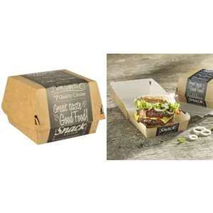 PAPSTAR Burgerbox pure, Maße: 115 x 110 x 70 mm, groß