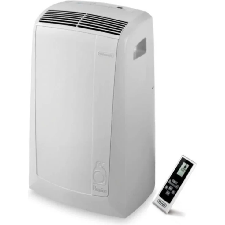 De'Longhi PAC N77 Eco mobiles Klimagerät, 2,1 kW Kühlleistung, 8200 BTU, inkl. Fernbedienung, weiß – Bild 1