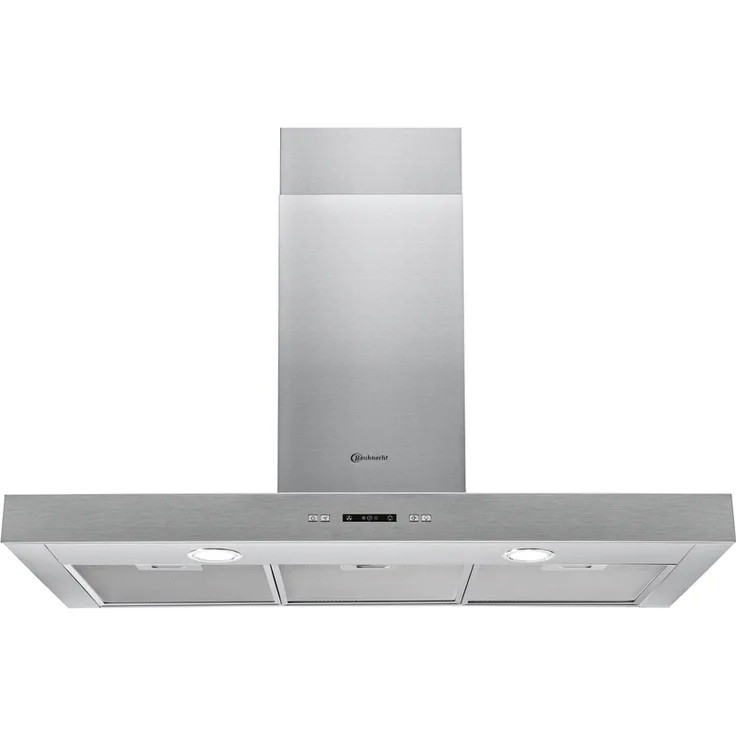 Bauknecht DBHBS 93 LL X Dunstabzugshaube, B, Abluft und Umluft, Wandmontage, 3 Gebläsestufen