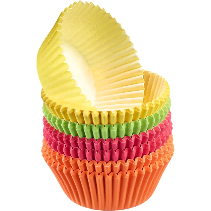 Westmark 150 Muffin Papier-Backförmchen, farbig sortiert