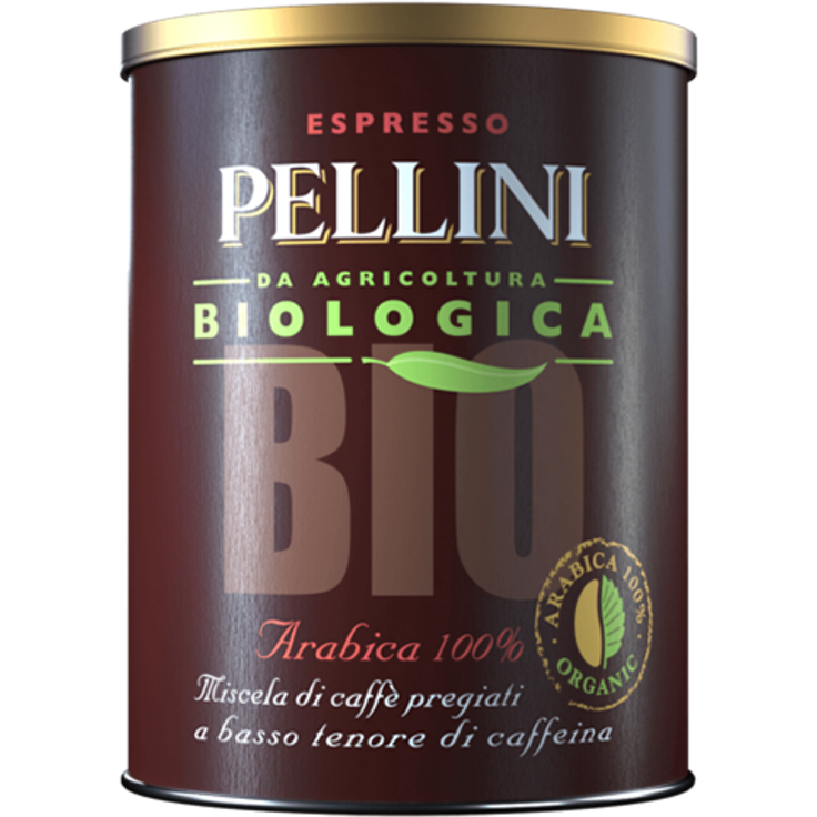 Pellini Bio Arabica 100%, 250g Dose, gemahlen – Bild 1