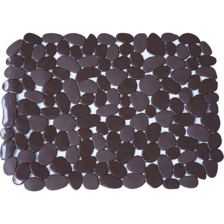 MSV ''Pebbles PVC Spülbeckenmatte, Schokolade