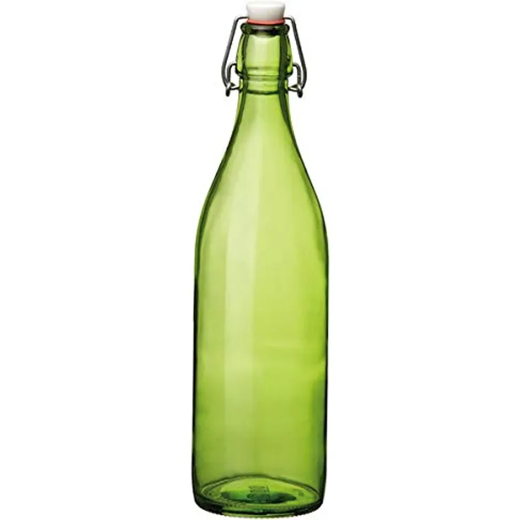 Giara Bügelflasche grün 1 Liter - Glasflasche für Cordials und Einkochen