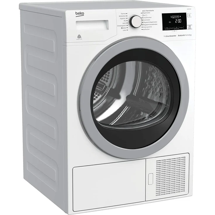 Beko DE 8634 RX 0, Wärmepumpentrockner, A+++, Fassungsvermögen 8 kg, Standgerät, Breite 59,7 cm, Startzeitvorwahl, Restlaufzeitanzeige – Bild 2