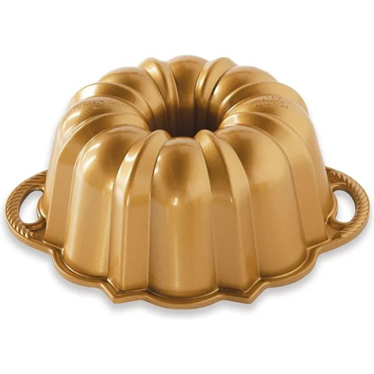 Nordic Ware 51277 Anniversary Gugelhupfform, 1420 ml (6 Cups), Aluminium, Gold