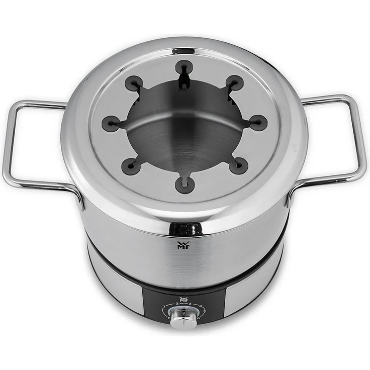 WMF Lono Fondue 1400 W, für bis zu 8 Personen, 1,5 Liter, Thermostat, cromargan matt/silber – Bild 6