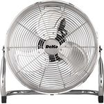 Deko B141 Leistungsstarker Boden-Ventilator in Chrom, 120 W