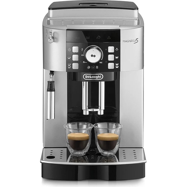 De'Longhi ECAM 21.117.SB Kaffeevollautomat mit integriertem Mahlwerk, Wasserfilter, integriertes Reinigungssystem, 1450 Watt, silber – Bild 1