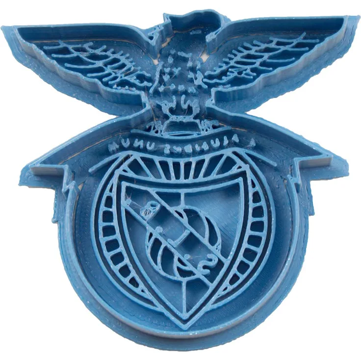 Cuticuter Benfica Fußballmannschaft, Blau, 8 x 7 x 1,5 cm