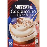 Nescafe Typ Cappuccino, Entkoffeiniert, Löslicher Kaffee, Instantkaffee, 10 Portionen zu je 12.5 g