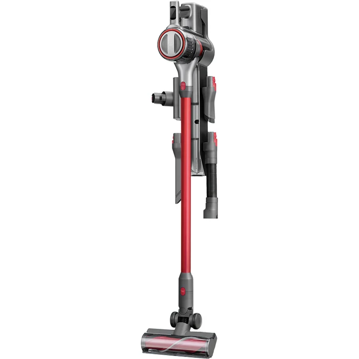 Roborock H7 Handstaubsauger, 90 min Akkubetrieb, Zyklon-Technologie, grau-rot – Bild 1