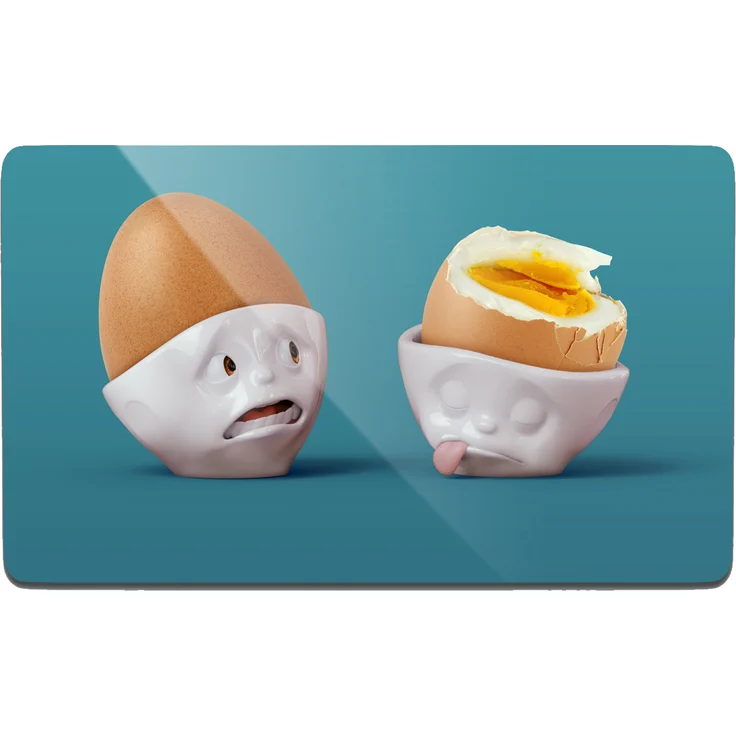 Fiftyeight Brettchen, Edelstahl, Blau