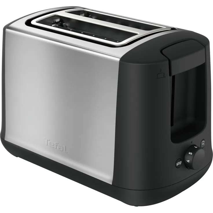 Tefal TT340830 2Scheibe - E 850 W Schwarz, Edelstahl Toaster