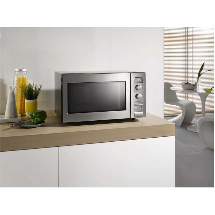 Miele M6012SC D Mikrowelle mit Grill, Standgerät, 900 Watt, 26 Liter Garraum, LED-Beleuchtung, edelstahl – Bild 2