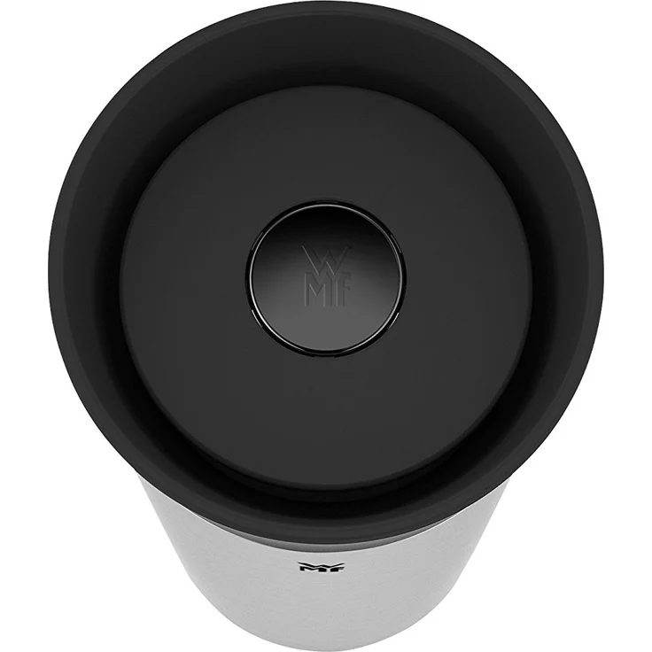 WMF Küchenminis Aroma Kaffeemaschine mit Thermoskanne (760 Watt, Filterkaffee 5 Tassen, Thermobecher to go (350ml), 24 Stunden-Timer, Abschaltautomatik) cromargan matt – Bild 6