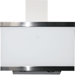 respekta Premium CH 88060 WA+, Motorhaube, Kamin abgewinkelt, Breite: 59.5 cm, Tiefe: 37.8 cm, Absaugung und Rückführung (mit zusätzlichem Rückführungsset), weiß