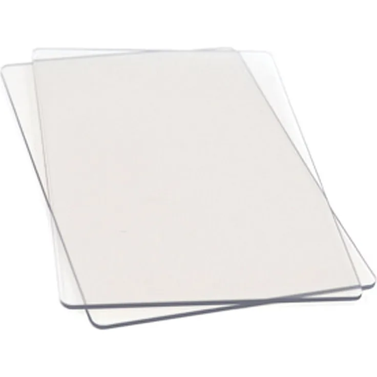 Sizzix 655093 Standard-Schneidpläne, 1 Paar, Kunststoff, 22.5 x 15.5 x 0.7cm