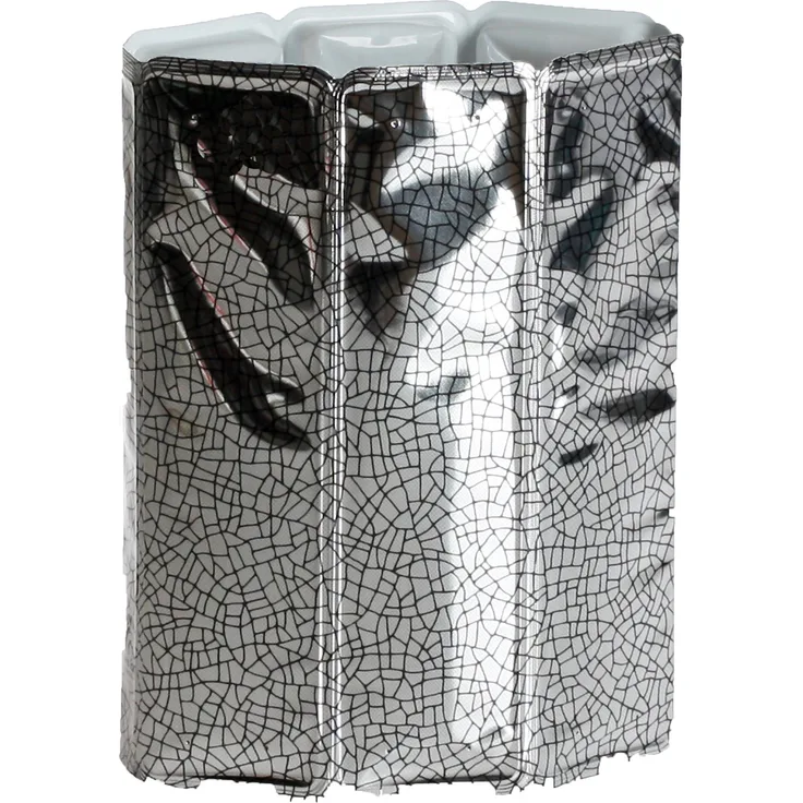 Vacu Vin 38803606 Rapid Ice Wine Cooler - Silver