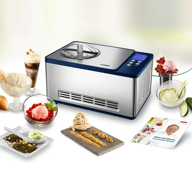 UNOLD Eismaschine Schuhbeck exklusiv, mit Kompressor, 1,5 Liter Eiscreme, 48818  – Bild 8