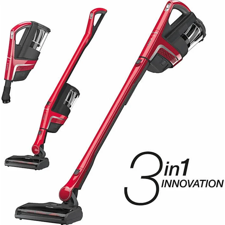 Miele Triflex HX1 (SMUL0) Handstaubsauger mit Vortex-Technologie, Akkuwechsel-Option, ohne Zusatzakku, inkl. 3-teiligem Zubehör, rot – Bild 3