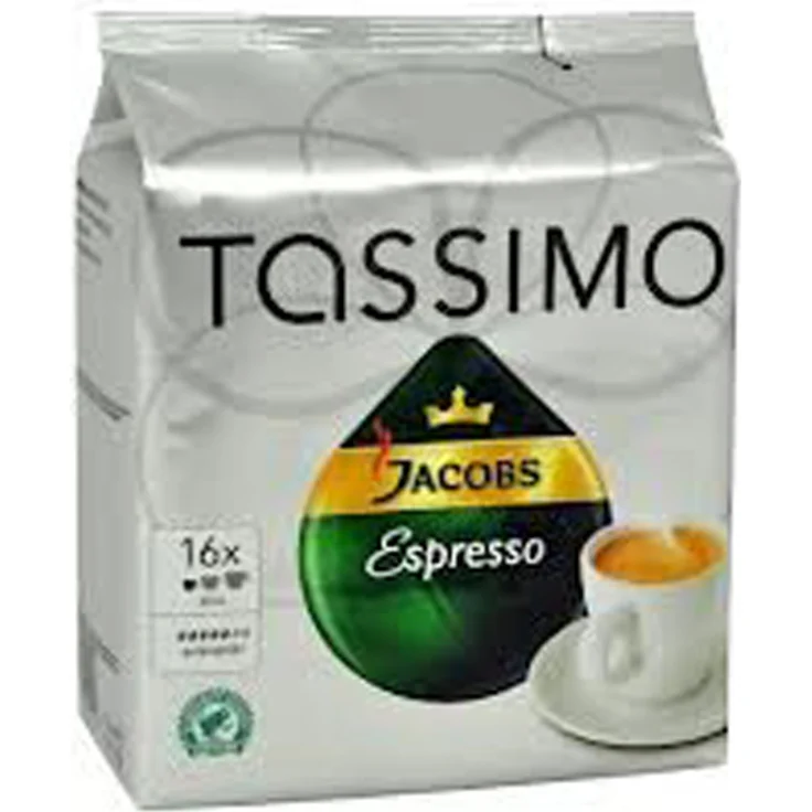 Tassimo Jacobs Espresso Röstkaffee gemahlen in Kapseln 118g – Bild 1