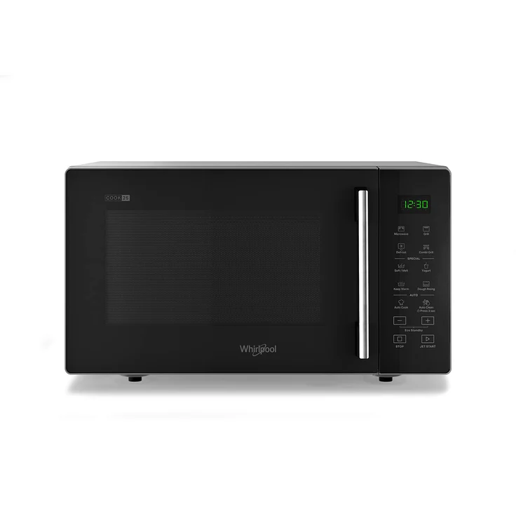 Whirlpool MWP 253 SB Mikrowelle mit Grill, Standgerät, 25 Liter Garraum, 900 Watt, Auftauen, schwarz – Bild 1