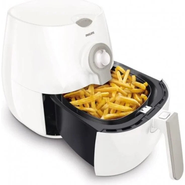 Philips Airfryer HD9216-80 Airfryer Daily Heißluftfritteuse, ohne Öl, 0,8 kg Frittiergut, Bianco, 1425W, Ohne Sichtfenster, weiß – Bild 2