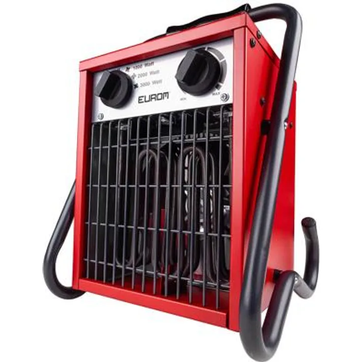 Eurom EK3201 Elektrischer Heizlüfter, 3000 W, IP24, Überhitzungsschutz (332407), Heizlüfter