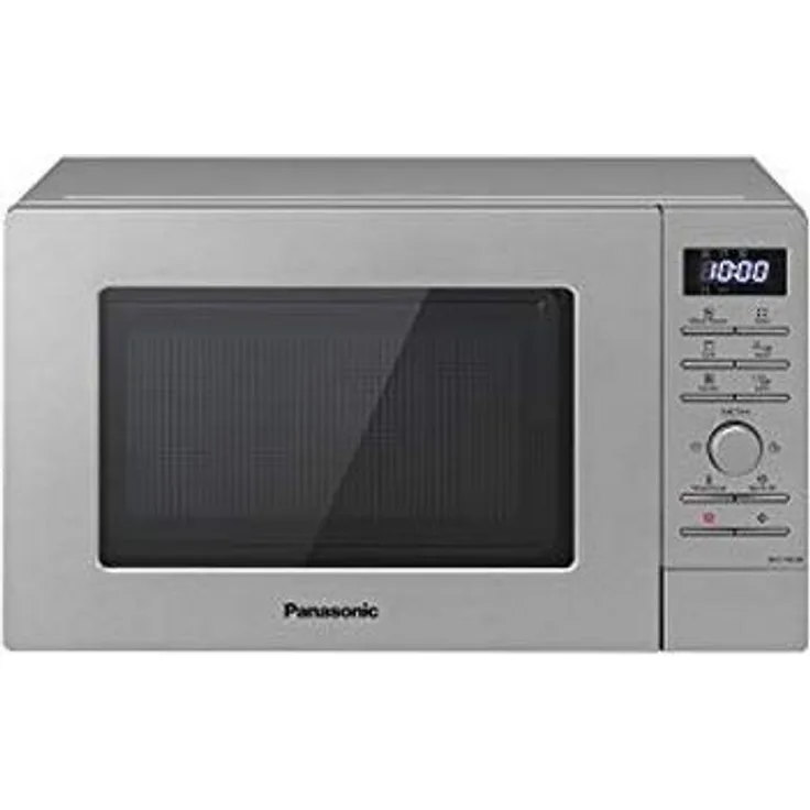 Panasonic NN-J19KSMEPG Mikrowelle mit Grill, Standgerät, 20 Liter Garraum, 800 Watt, Edelstahl