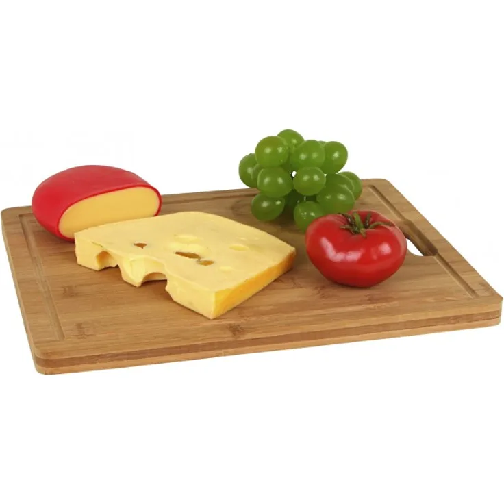 Bambus Schneidebrett 40x30cm Küchenbrett Holzbrett Tranchierbrett Brotzeitbrett