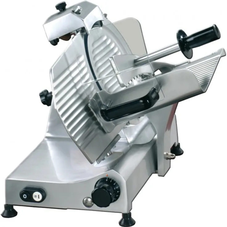 FAC F250E AF ProfAufschnittmaschine Allesschneider Gastro-Profi, silber